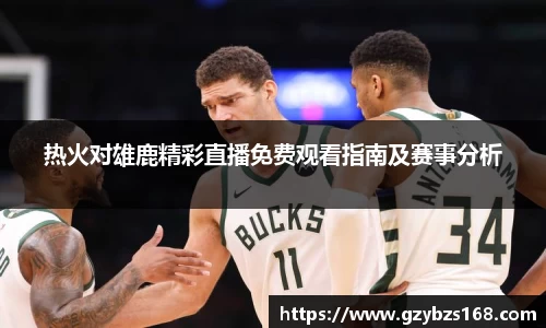 热火对雄鹿精彩直播免费观看指南及赛事分析