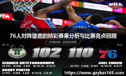 76人对阵雄鹿的精彩赛果分析与比赛亮点回顾